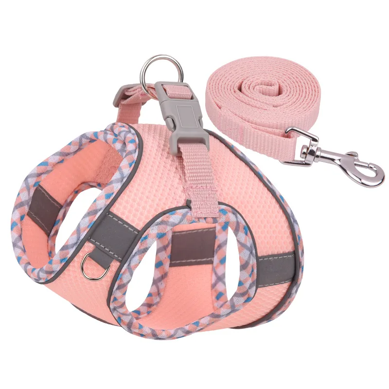 Custom No Pull Cute Dog Pet Harness Adjustable Control Vest, Dog Leash and Harness