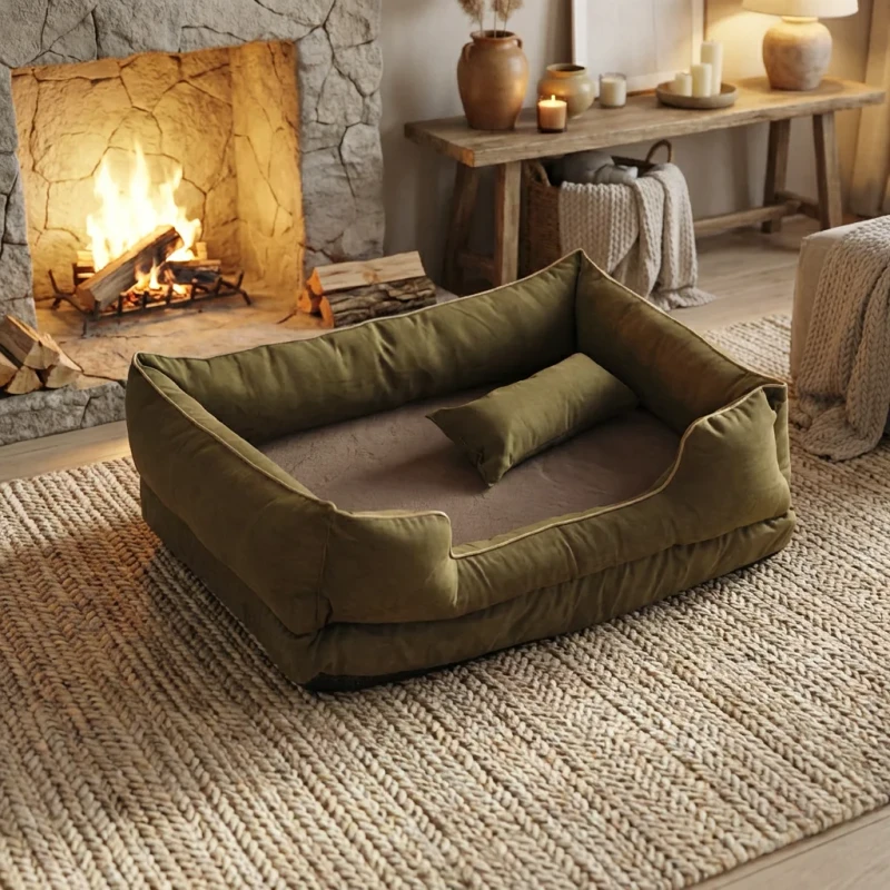 Custom Non Slip Three Layer Pet Staircase Steps Solid Pattern for Small Old Dogs Sofa Bed Use