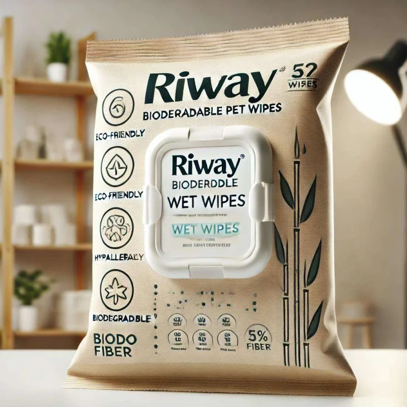 Custom OEM Odor Control Hypoallergenic Pet Grooming Wipes Biodegradable Dog Cat Tear Stain Remover Bath Cleaning Wet Towels