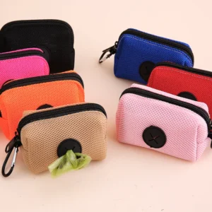 Custom Outdoor Dog Pickup Storage Bag Pet Garbage Bag Dispenser for Travel Pet Carriers & Travel Products