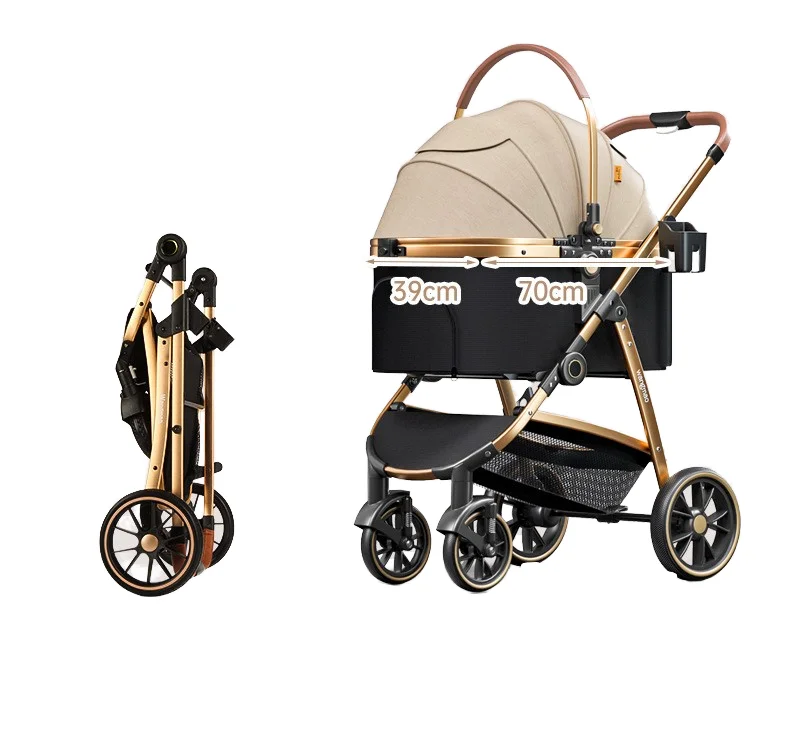 Custom Outdoor Pet Stroller Backpack Portable Dog Carrier for Travel Adventures