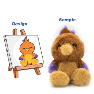 Custom Party Supplies Cute Bird Plush Toys Animal Plush Toys Fast Sampling Custom Logo