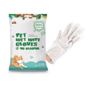 Custom Pet Cleaning Wipes Pets Care Gloves Wet Wipes Daily Cleaning for Cats and Dogs