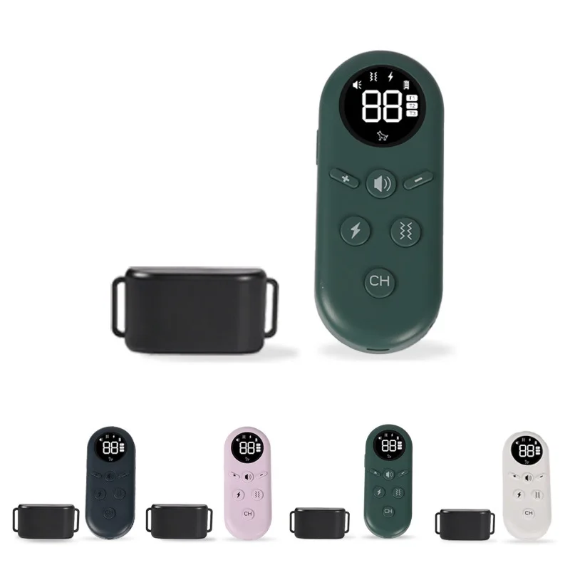 Custom Pet Dog Training Device Anti Barking Remote Control Vibration Shock Collar Dog Training Bark Stopper