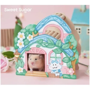 Custom Pet Supplies Hamster Hideout Wooden House for Small Animals