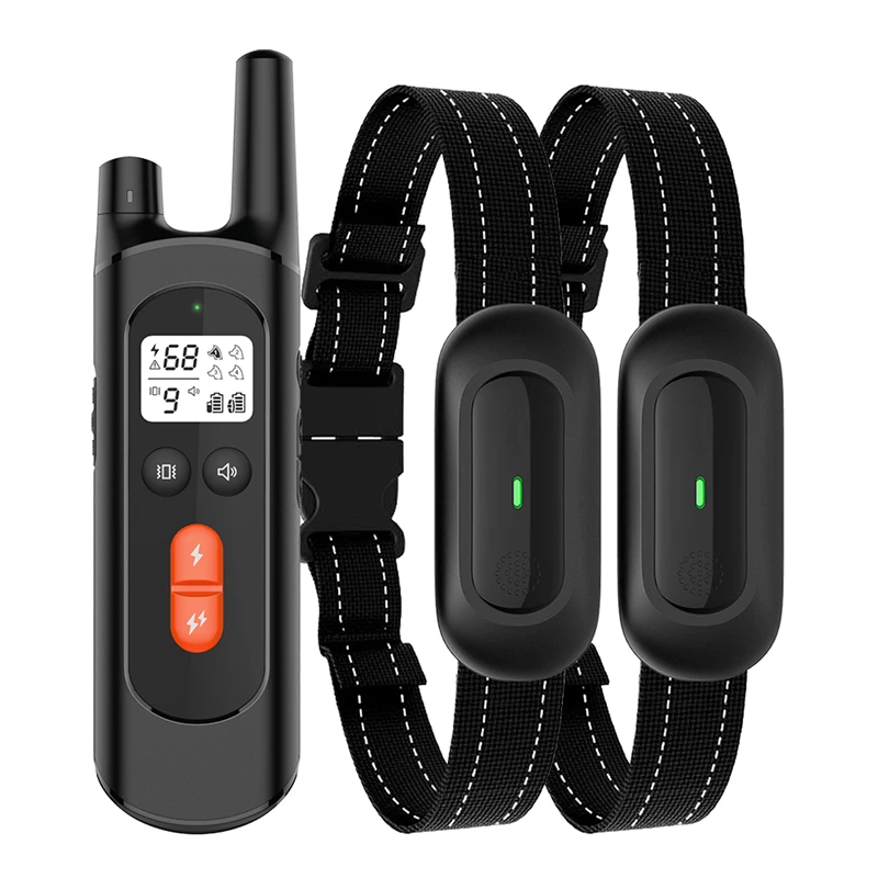 Custom Pet Training Products No Barking Collar 1600Fts Range Remote Control Training Collar