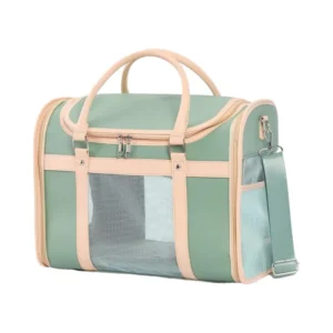 Custom Premium Pet Carrier for Cats & Small Dogs Airline Approved Portable Pet Travel Carrier with Shoulder Strap