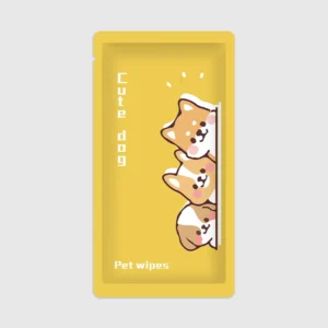 Custom Print Wet Wipes Eco Friendly Disposable Pet Cleansing Wipes Non Toxic for Cleaning