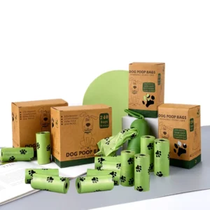 Custom Printed Eco Friendly Dog Poop Bag Biodegradable Compostable Waste Disposal Solution Scent Pet Waste Disposal