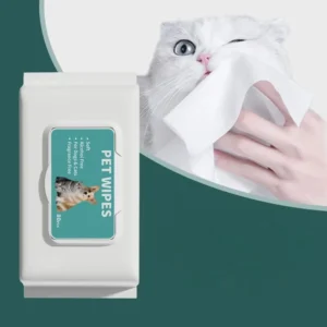 Custom Private Labels Natural Disposable Non Woven Fabric for Cleaning Pet Wet Wipes