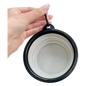 Custom Rubber Foldable Dog Bowls Adjustable Portable Silicone Dog Water Bowls