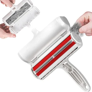 Custom Self Cleaning Reusable Chom Pet Hair Remover Rollers Brush Dog Hair Brush Cat Pet Hair Remover Reusable Lint Roller Brush