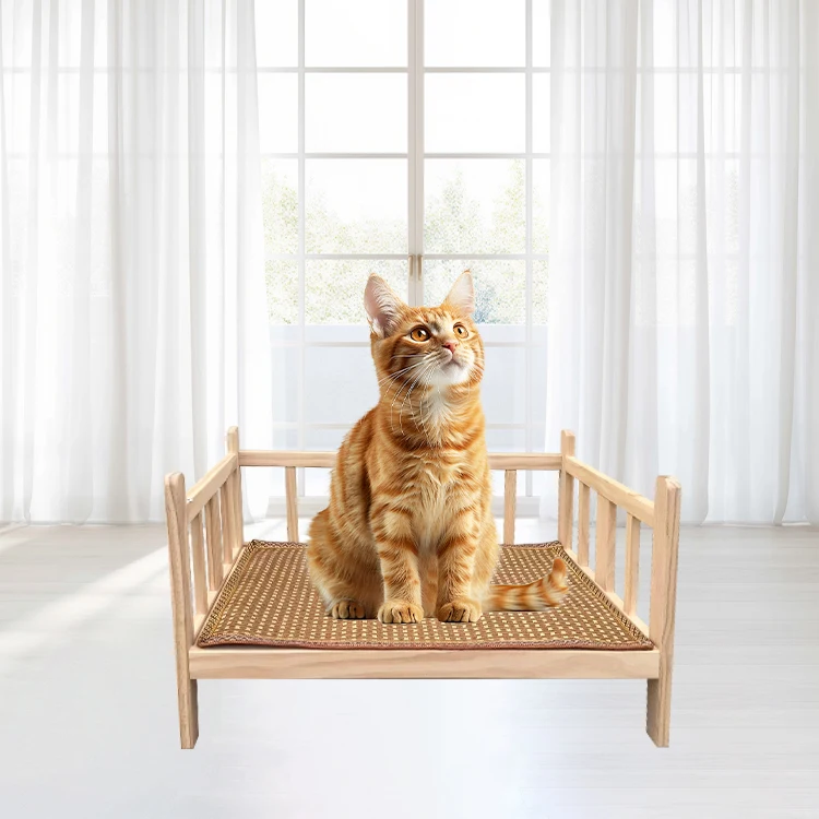 Custom Size Pet Sleeping Cushion Dog Cat Cot Bed Suitable for Small Medium Large Dogs