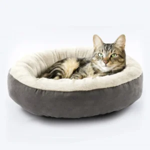 Custom Solid Durable Comfortable Luxury Round Nest Pet Bed Detachable Washing for Small Medium Large Dogs and Cats
