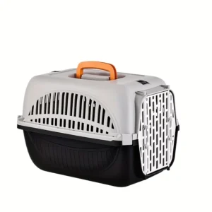 Custom Solid Pet Carrier Airline Approved Dog Travel Box Breathable Portable for Small Animals