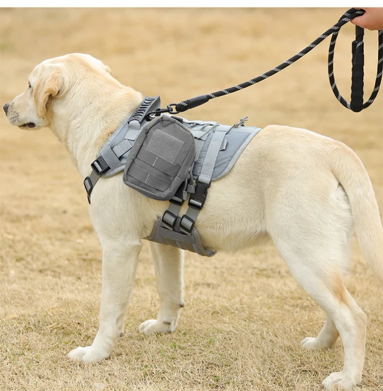 Custom Tactical Dog Vest Harness Strong Outdoor Pet Harness for Dog Pets