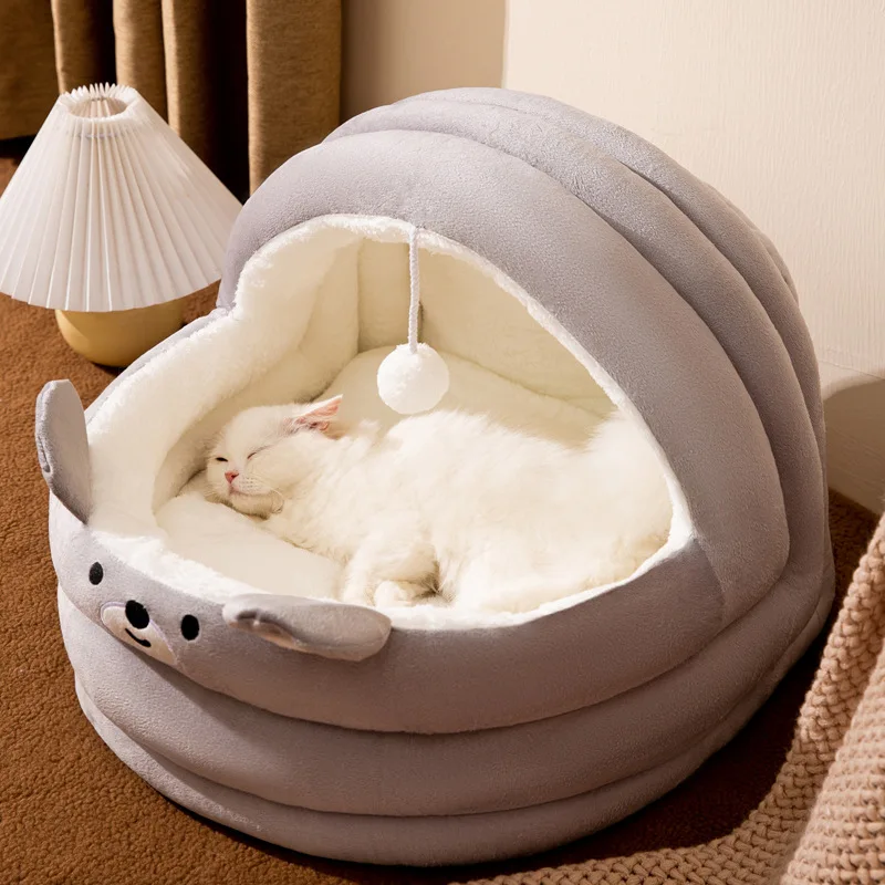 Custom Variety of Pet House Warm Cartoon Shape Non-slip Pet Houses & Furniture