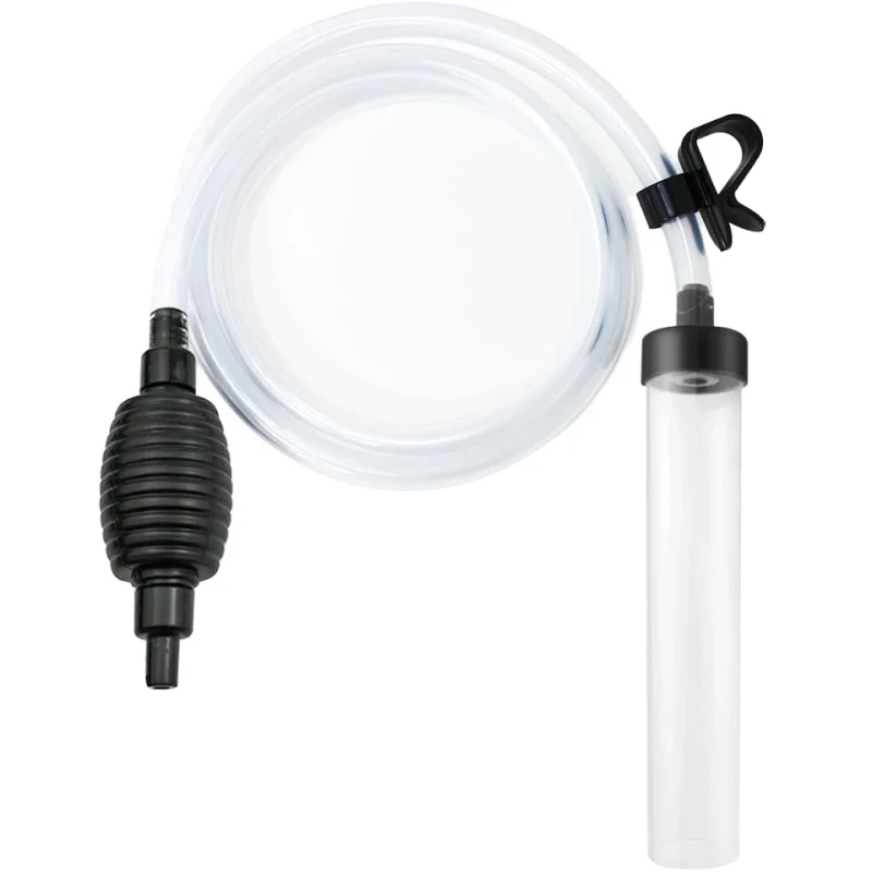 Custom Water Filter Acuario Accessories Fish Tank Syphon Vacuum Cleaner Pump Semi automatic Aquarium Siphon