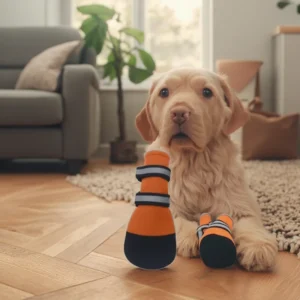 Custom Winter Waterproof Reflective Dog Shoes Socks Fish Princess Fashion Pet Dog Clothing Multiple Sizes Breathable Print