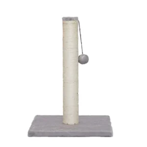 Custom Wooden Cat Furniture Sisal Scratching Durable Condo Cat Scratcher Post Tree with Play Ball Toy