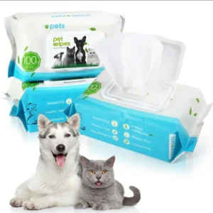 Customised Biodegradable Pet Dog Cat Cleaning Moist Tooth Eye Ear Wet Pet Wipes