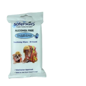 Customised Small Packet Non Woven PET Wet Wipes Tissue for Pet Paw Cleaning Disposable Unscented Scented Options