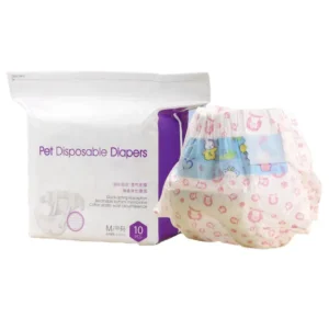 Customizable Disposable Pet Diapers Soft and Comfortable Dog Diapers with New Customization & Printed Features