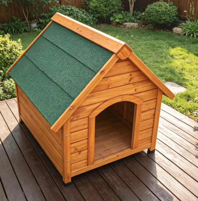 Customizable Handmade Insulated Warm Wood Luxury Modern Pet House with Letter Pattern for Small Medium Large Dogs Living Room
