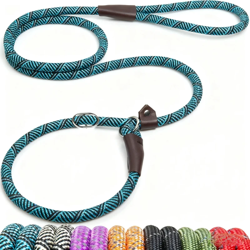Customizable Luxury Western Fashion Solid Heavy Duty Comfortable Strong Nylon Rope Ribbons No Pull Pet Training Dog