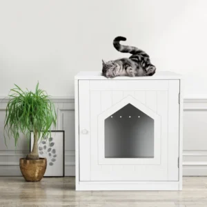 Customizable Size and Color Pet Houses for Bulk Order OEM Service Available Durable MDF Construction Pet Cabinet