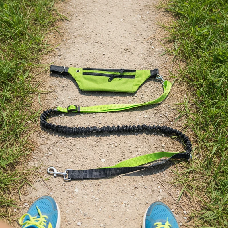 Customizable Sports Waist Pack Leash for Active Dogs Agility Training Equipment Waterproof IP67 Eco-friendly Fashionable Durable