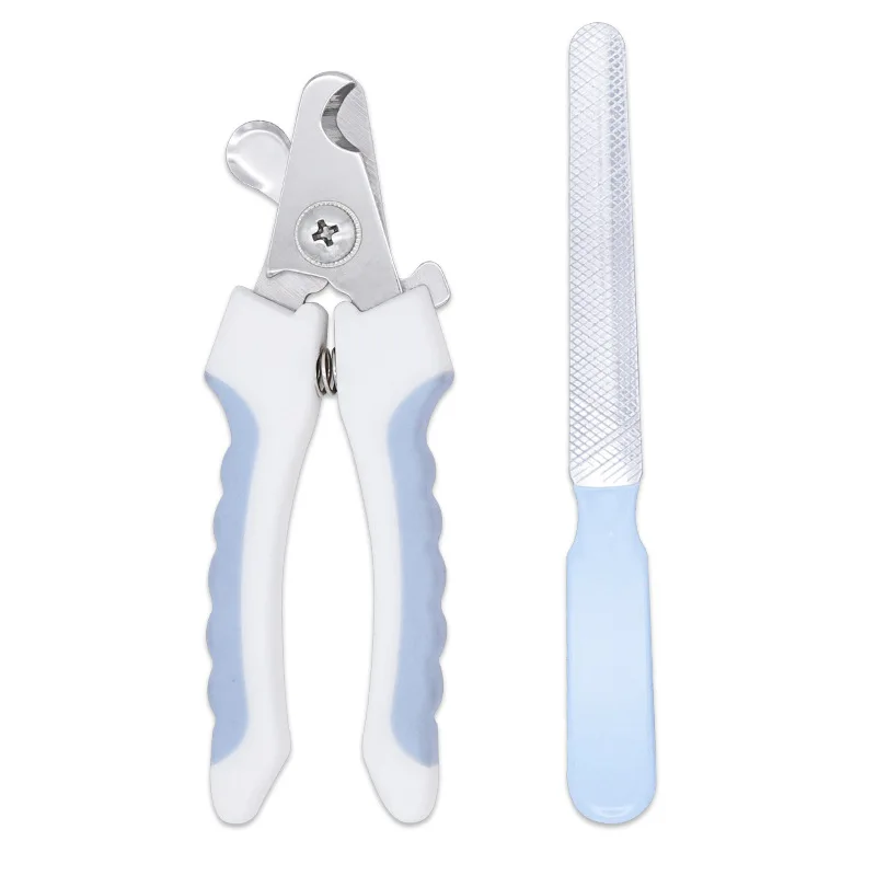 Customizable Stainless Steel Pet Nail Clipper Cutter Set Plastic Scissors for Cats for Dog Grooming