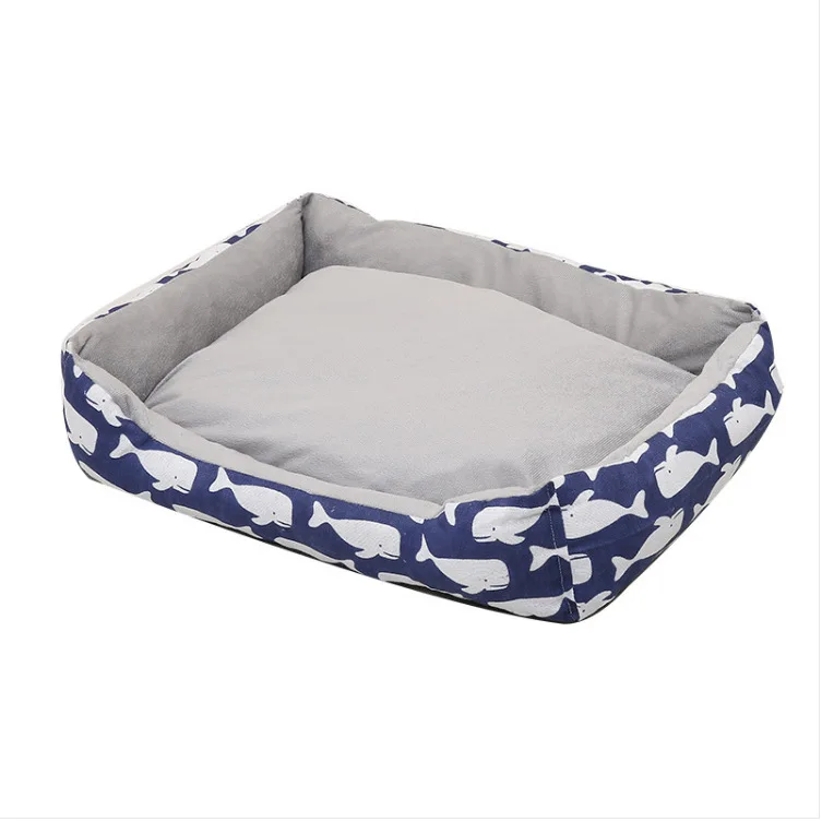 Customization Dog Bed Eco-Friendly Pet Accessories Anti-Slip Pet Beds Printed Cat House Dog Accessories