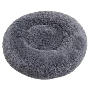 Customization Eco Friendly Soft Cozy Faux Fur Solid Puppy Nest Warm All Seasons Dog Bed Cave Outdoor Use Removable