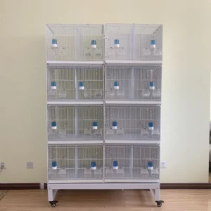 Customization Factory Big Breeding Cage Multilayer Movable Splice Love Bird Pet Carrier Cage With Roller Base