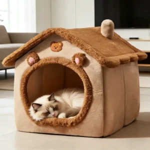 Customization Foldable Pet House Removable Washable Cat House Puppy Cave Sofa Pet Bed House for Small Dogs and Cats