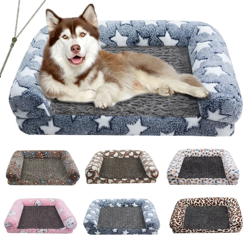 Customization Rectangle Dog Bed Memory Foam Orthopedic Sofa Washable for Dogs and Cats Low MOQ