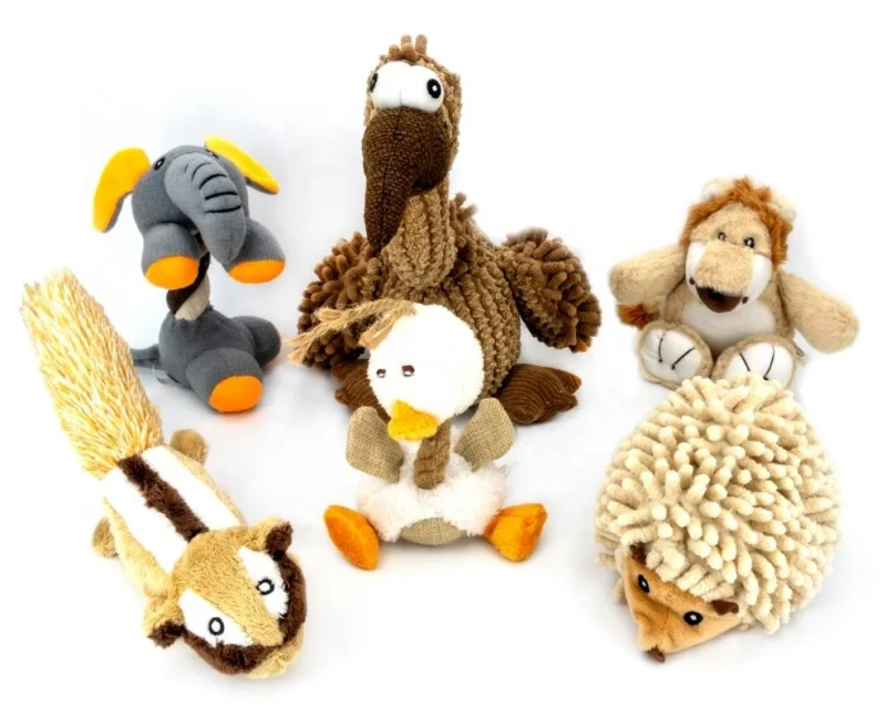 Customize Interactive Soft Stuffed Pet Toys Dogs Custom Squeaky Plush Dog Toy EN71 CE Certified 10-30cm Custom Size