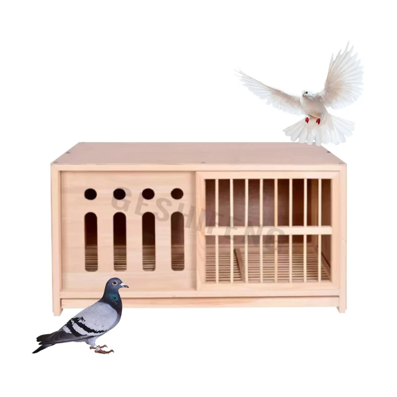 Customize Parrot Pet Cages Pigeon Breeding Boxes Wooden Pigeon Cage