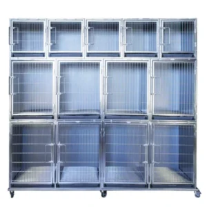 Customized 304 Stainless Steel Veterinary Equipment Stainless Steel Pet Cage