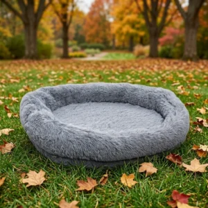 Customized Anti Anxiety Calming Pet Bed Washable Human Dog Bed Soft Cushion for Extra Large Dogs