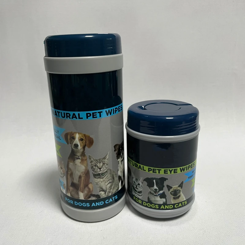 Customized Brand Pet Cleaning Wipes Eye Ear Wipes Daily Cleaning for Cats and Dogs Pet Wipes for Paws Body Butt