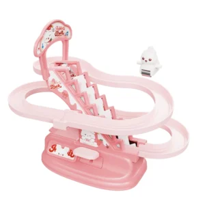 Customized Cute Pets Climbing Labber Happy Delivery Funny Cute Pets Climbing Stairs Plastic Educational Toys for Boys and Girls