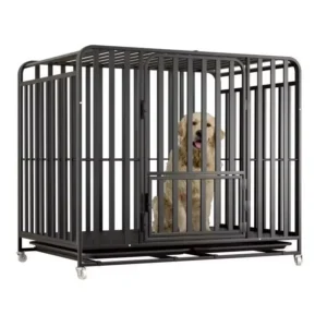 Customized Design Pet House Cages Metal Playpen Cat Outdoor Kennel Extra Large Big Strong Pet Crates With Double Doors for Dogs