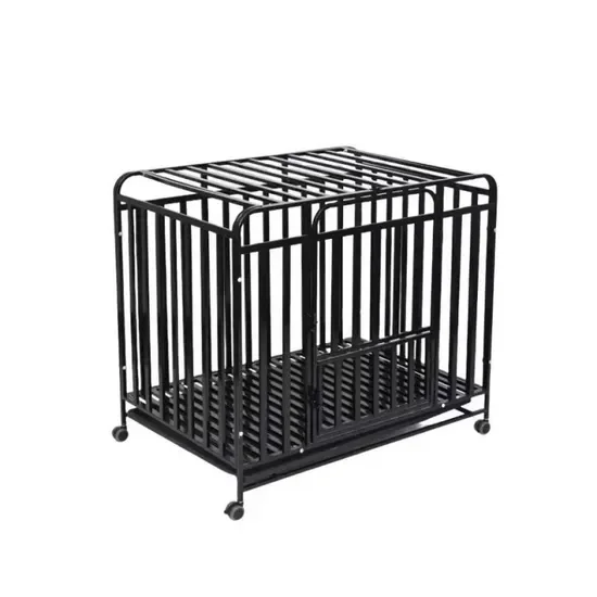 Customized Design Pet House Cages Metal Playpen Outdoor Kennel Extra Large Big Strong Pet Crates with Three Doors for Dogs