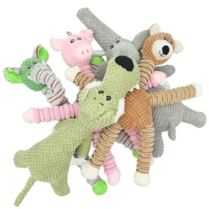 Customized Designer Biodegradable Gift Sets Big Squeaky Funny Cat Pet Chew Dog Plush Squeak Interactive Toys for Dogs