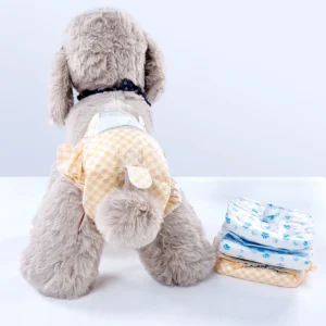Customized Disposable High Absorbent Pet Diapers for Male Dog