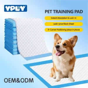Customized Disposable Puppy Training Pad Fluff Pulp Super Absorption Waterproof Bed Sheet for Pets
