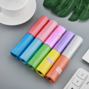 Customized Label Eco Friendly Portable Plastic Dog Poop Waste Disposal Bags with Odor Control