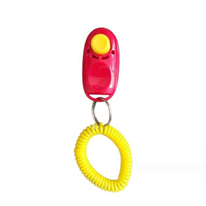 Customized Logo Behavior and Obedience Educator Dog Training Finger Clicker With Audible Sound for Positive Reinforcement